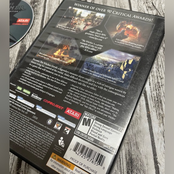 The Witcher Enhanced Edition for PC gaming excellent condition complete - Picture 4 of 4